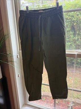 J. Crew Olive Drawstring Jogger Pants